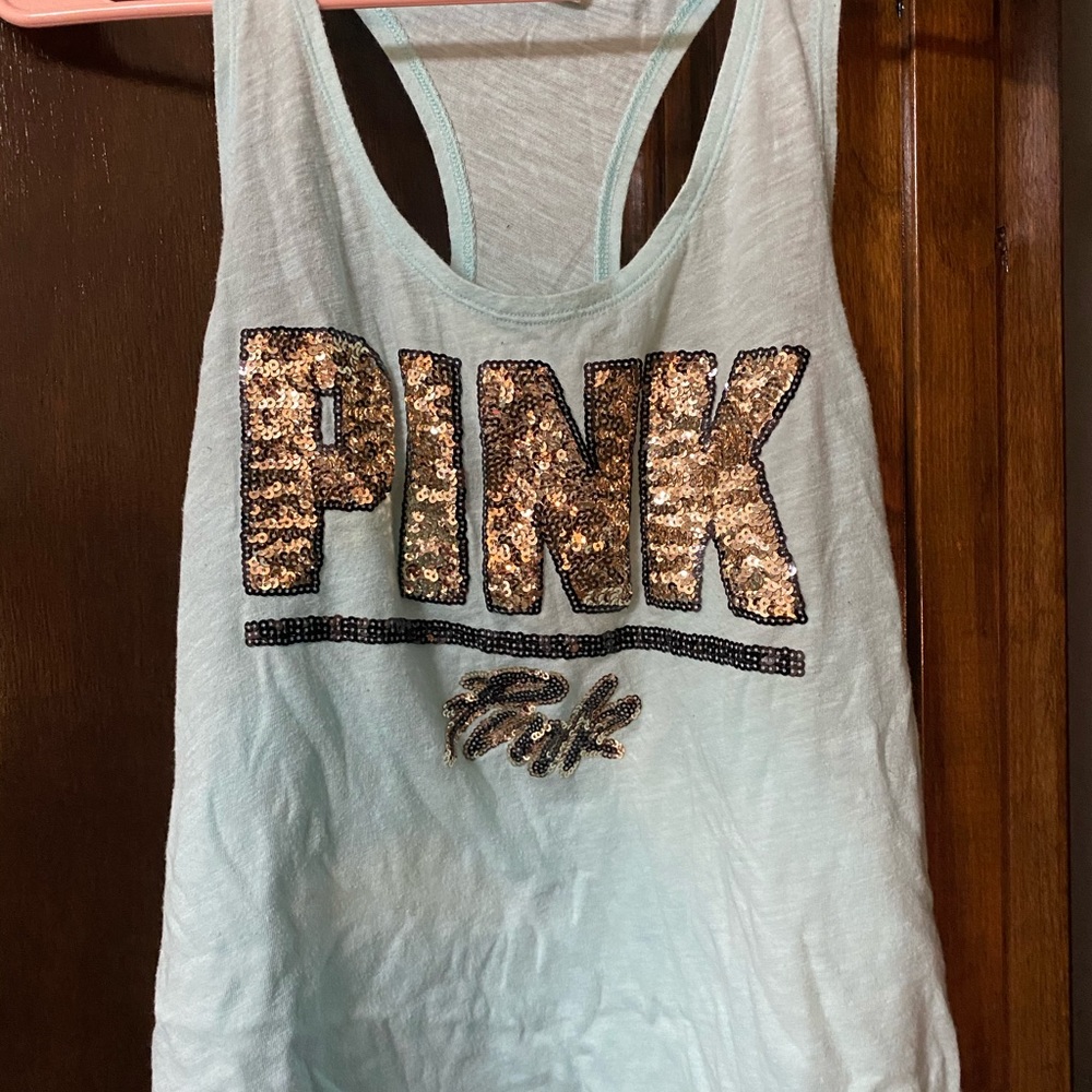 VS Pink bling top size XS fits like a medium